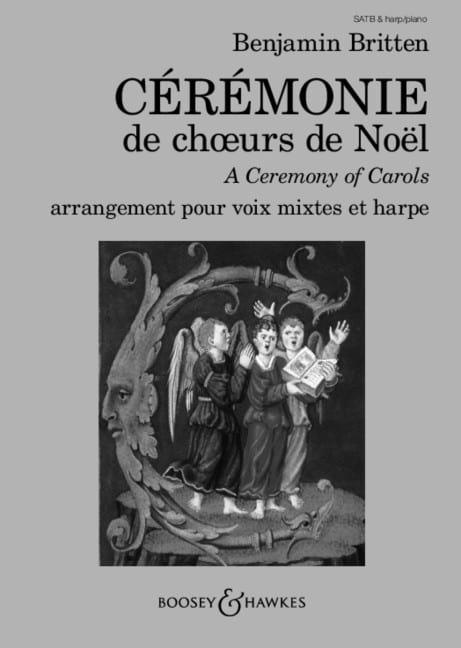 Cérémonie de choeurs de Noël op. 28 BRITTEN Partition Chœur