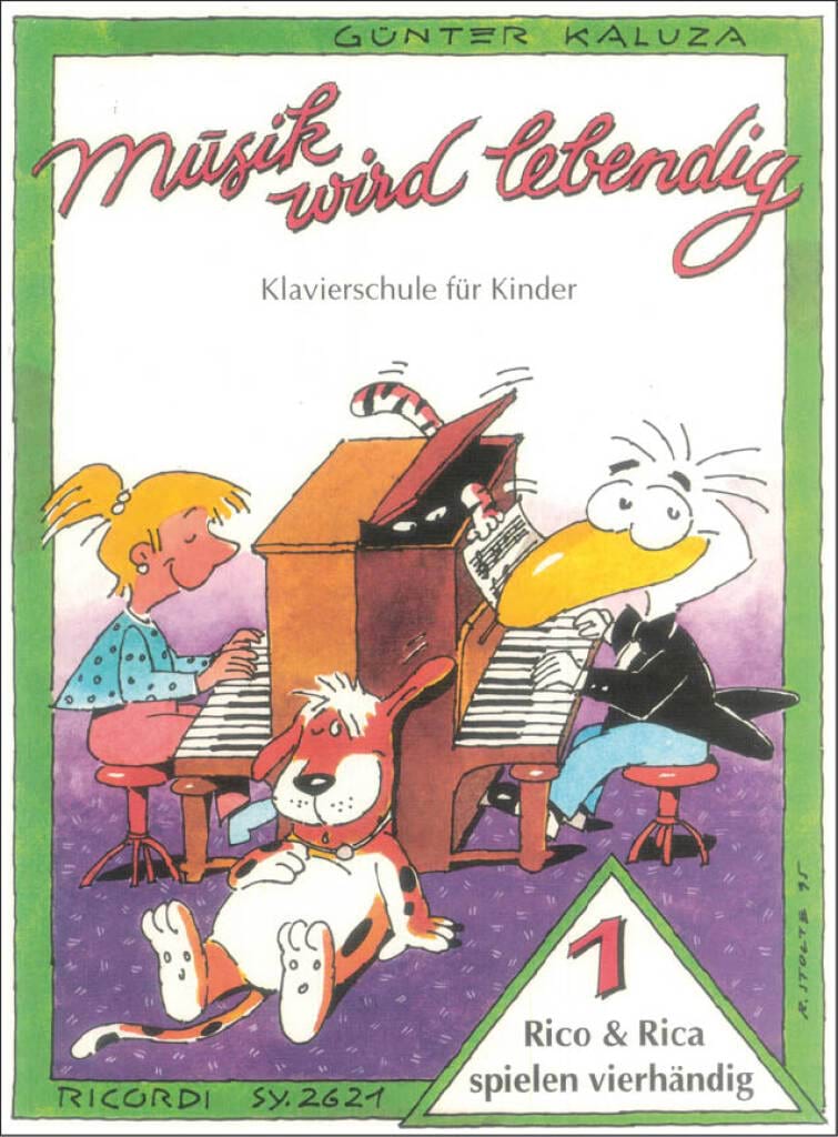 Rico & Rica Spielen Vierhändig Kaluza Partition Piano