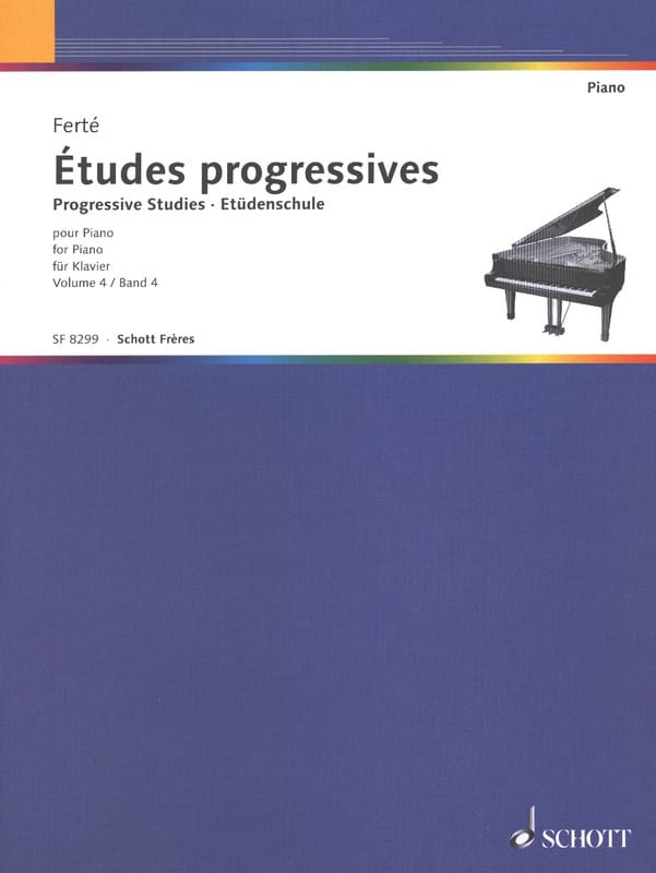 Etudes Progressives Volume 4 - Armand Ferté - Partition - Piano