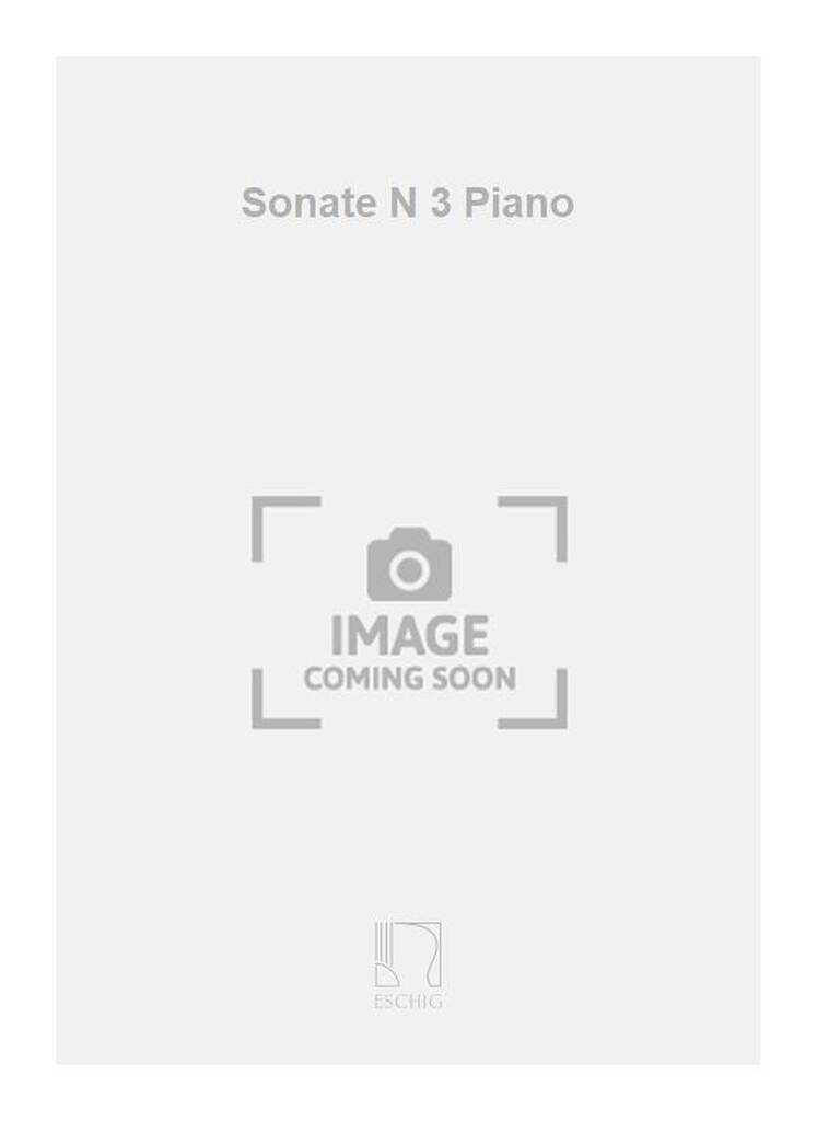 Sonate N°3 Alexandre Tansman Partition Piano