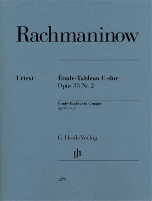 Etude-tableau en do majeur op. 33-2 RACHMANINOV Partition Piano