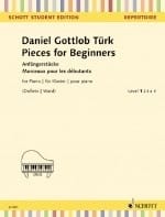 Pieces for Beginners Daniel Gottlob Türk Partition Piano