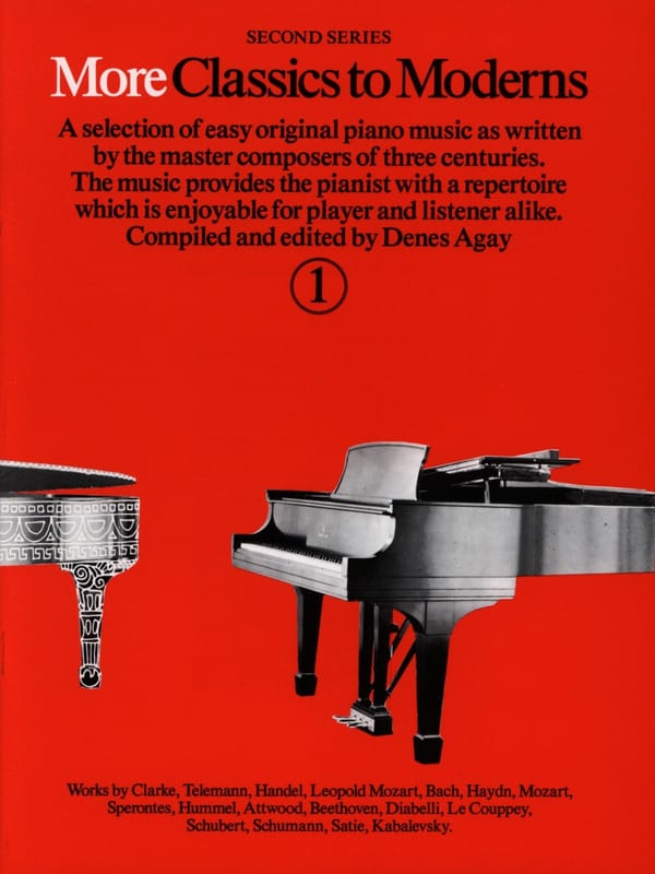 More Classics To Moderns Volume 1 Partition Piano