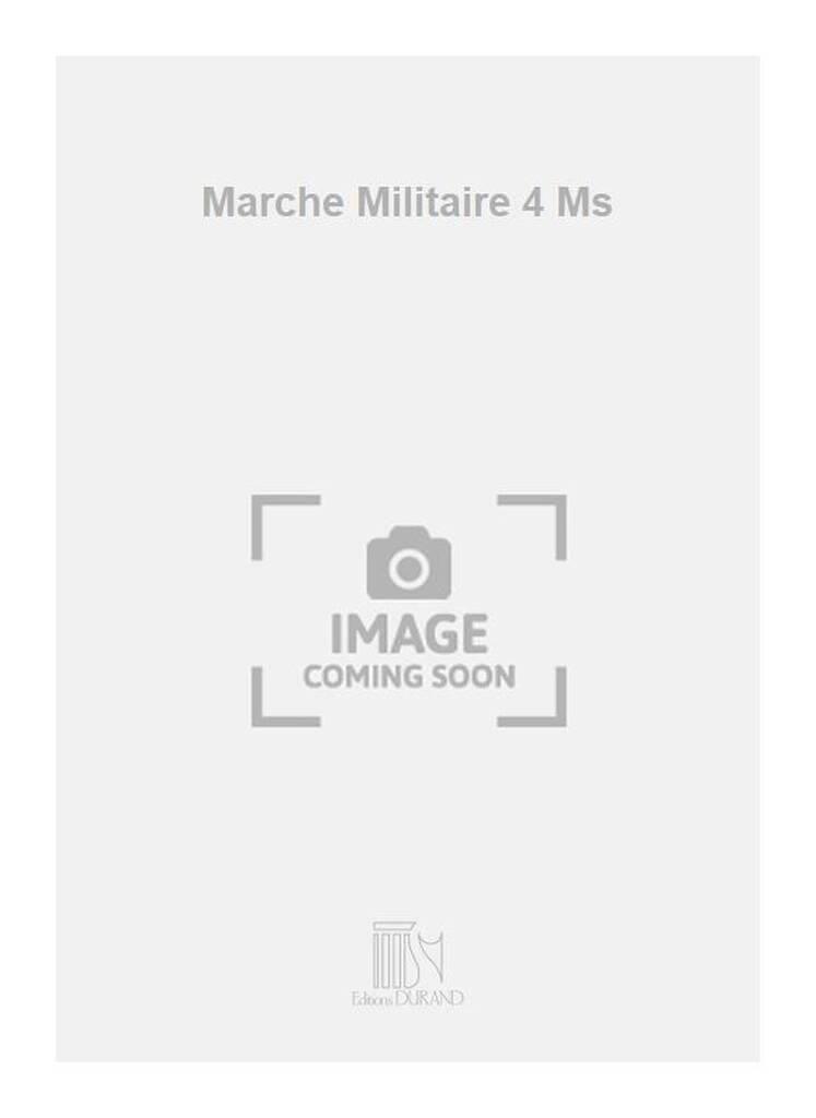 Marche Militaire Française Op. 60. 4 Mains SAINT-SAËNS Partition Piano