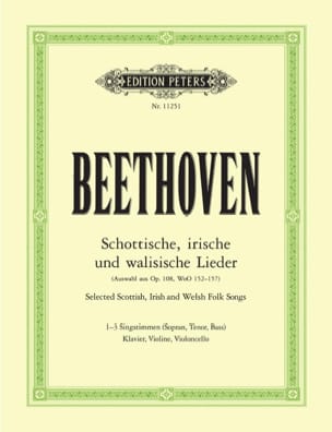 Schottische, Irische Und Walisische Lieder - BEETHOVEN - Partition