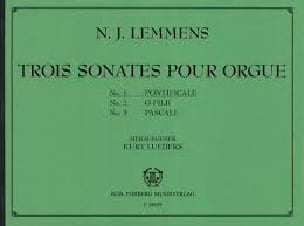 Sonate N°1 Pontificale Nicolas-Jacques Lemmens Partition Orgue