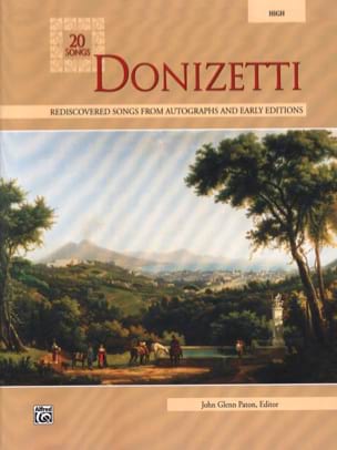 20 Songs. Voix Haute DONIZETTI Partition Mélodies