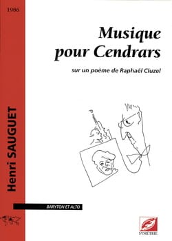 Musique Pour Cendrars - Henri Sauguet - Partition