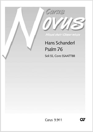 Psalm 76 Hans Schanderl Partition Chœur