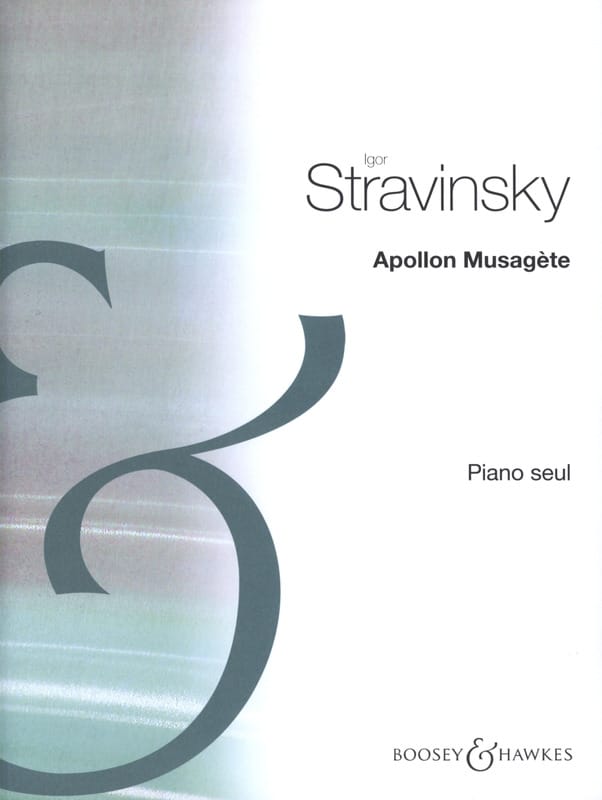 Apollon Musagète - STRAVINSKY - Partition - Piano