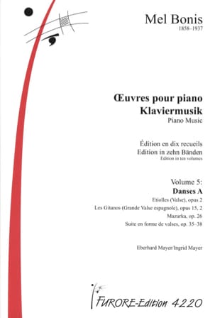 Oeuvres pour piano Volume 5 Danse A Mel Bonis Partition Piano