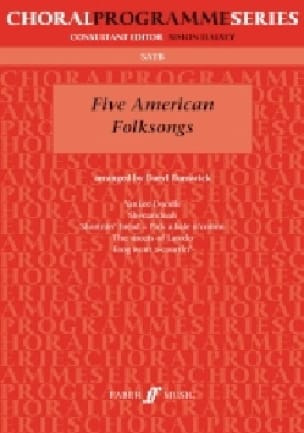 5 American Folksongs Partition Chœur