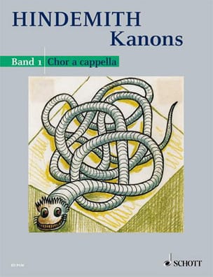 Kanons 1 HINDEMITH Partition Chœur