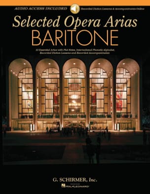 Selected Operas Arias. Baryton Partition Recueils