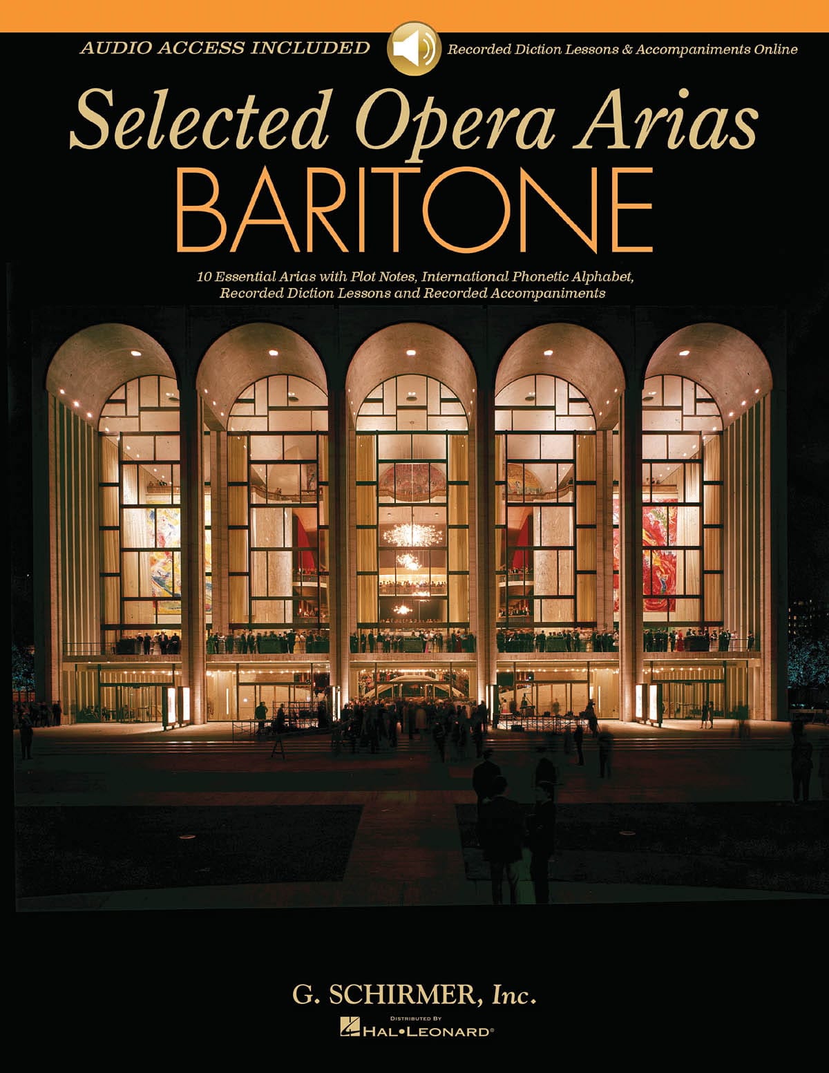 Selected Operas Arias. Baryton Partition Recueils