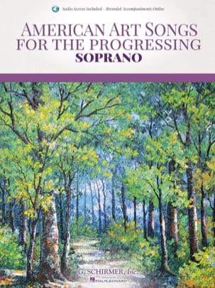 American art Songs for the progressing. Soprano Partition Recueils