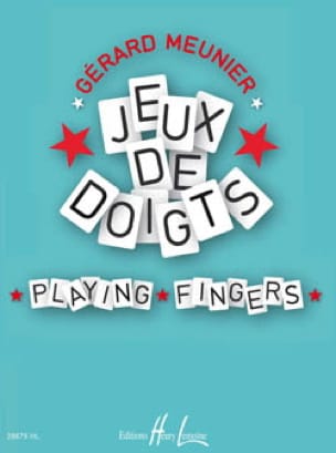 Jeux de Doigts Gérard Meunier Partition Piano