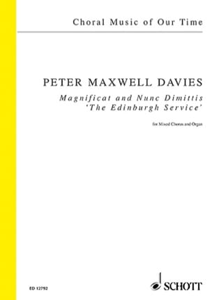 Magnificat And Nunc Dimittis - Davies Peter (Sir) Maxwell - Partition