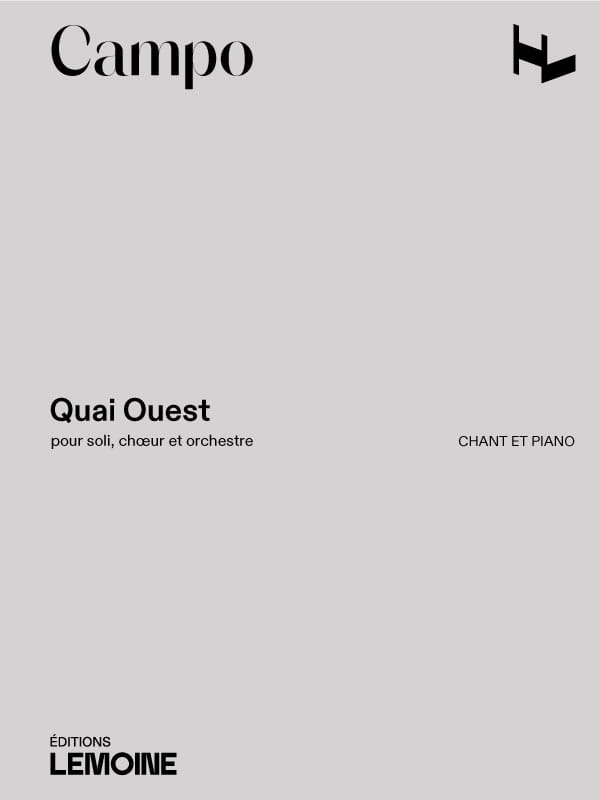 Quai Ouest Régis Campo Partition Opéras