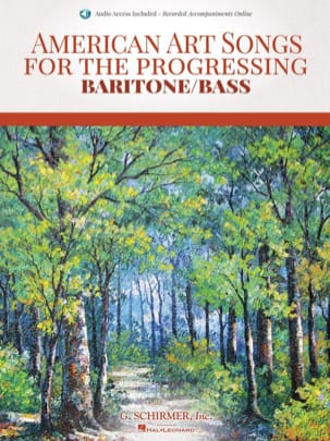 American art Songs for the progressing. Baryton / Basse - Partition