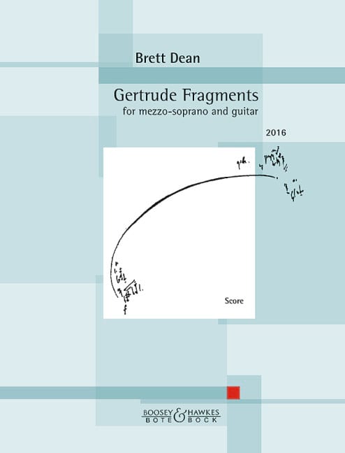 Gertrude Fragments Brett Dean Partition Mélodies