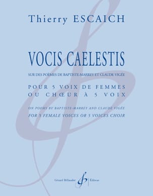 Vocis caelestis Thierry Escaich Partition Chœur