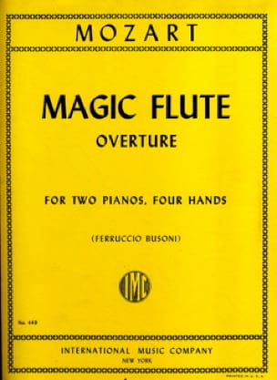 Magic Flute Overture. 2 Pianos - MOZART - Partition - Piano