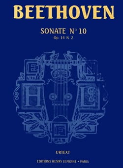 Sonate N° 10 - Piano BEETHOVEN Partition Piano