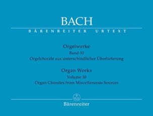 Orgelwerke. Band 10. Urtext Der Neuen Bach-Ausgabe - BACH - Partition