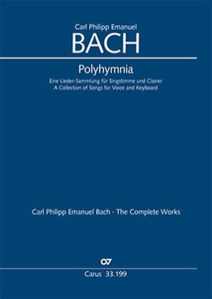 Polyhymnia Carl-Philipp Emanuel Bach Partition Mélodies