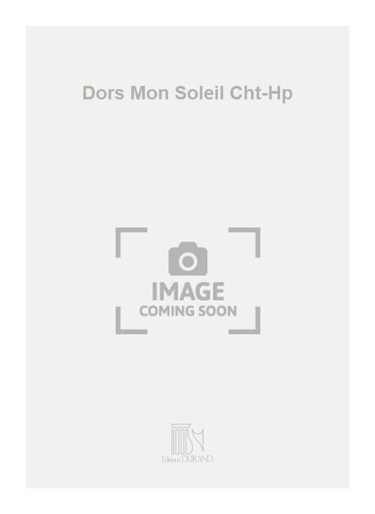 Dors Mon Soleil Renée Philippart-Gonzales Partition Mélodies