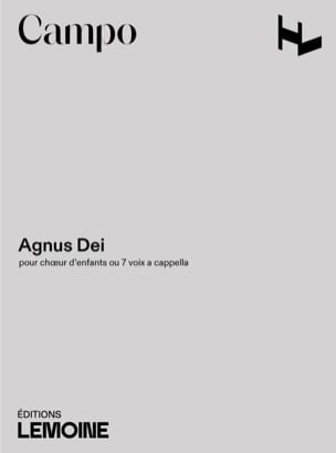 Agnus Dei Régis Campo Partition Chœur