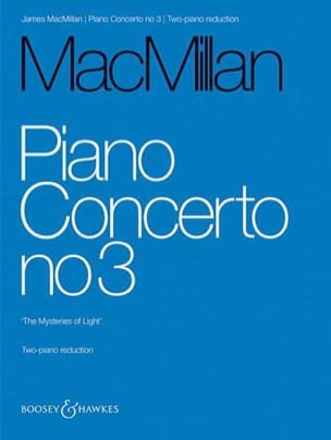 Concerto pour piano n° 3 James Macmillan Partition Piano