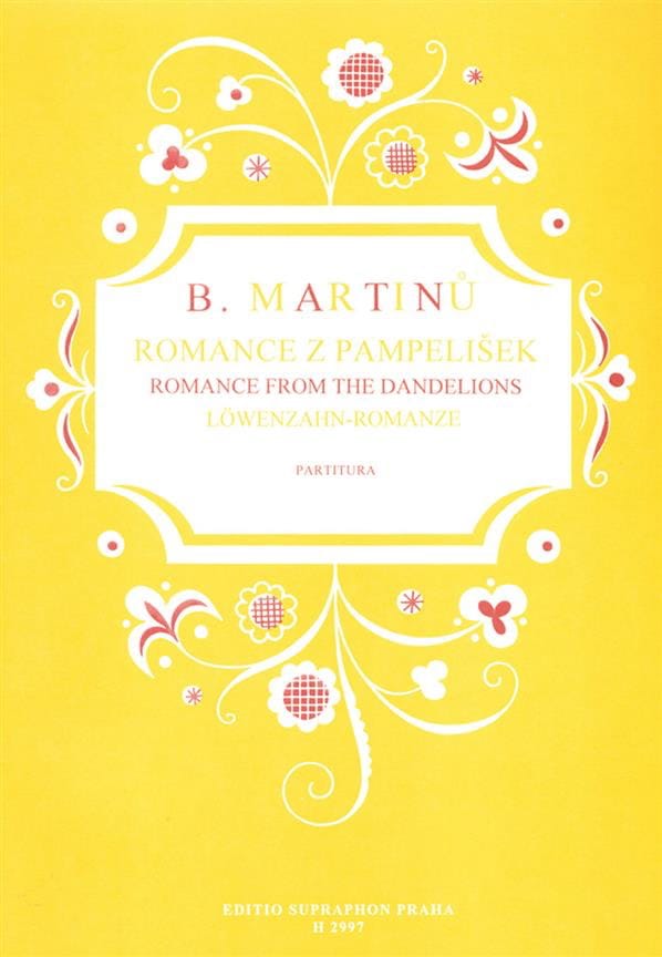Romance From The Dandelions - MARTINU - Partition - Chœur
