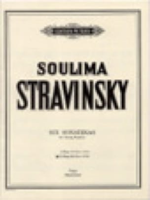 6 Sonatines Vol 2 STRAVINSKY Partition Piano
