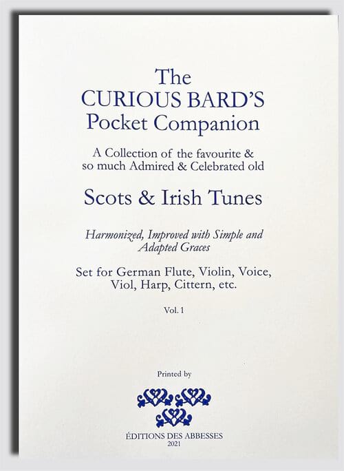 The Curious Bard's Pocket Companion - Volume 1 Partition Mélodies