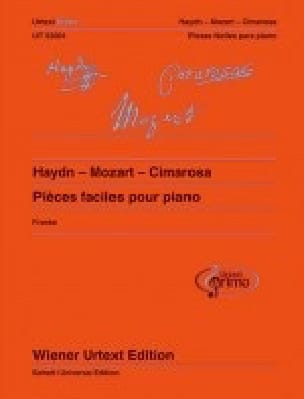 Pièces faciles pour piano HAYDN / MOZART / CIMAROSA Partition Piano