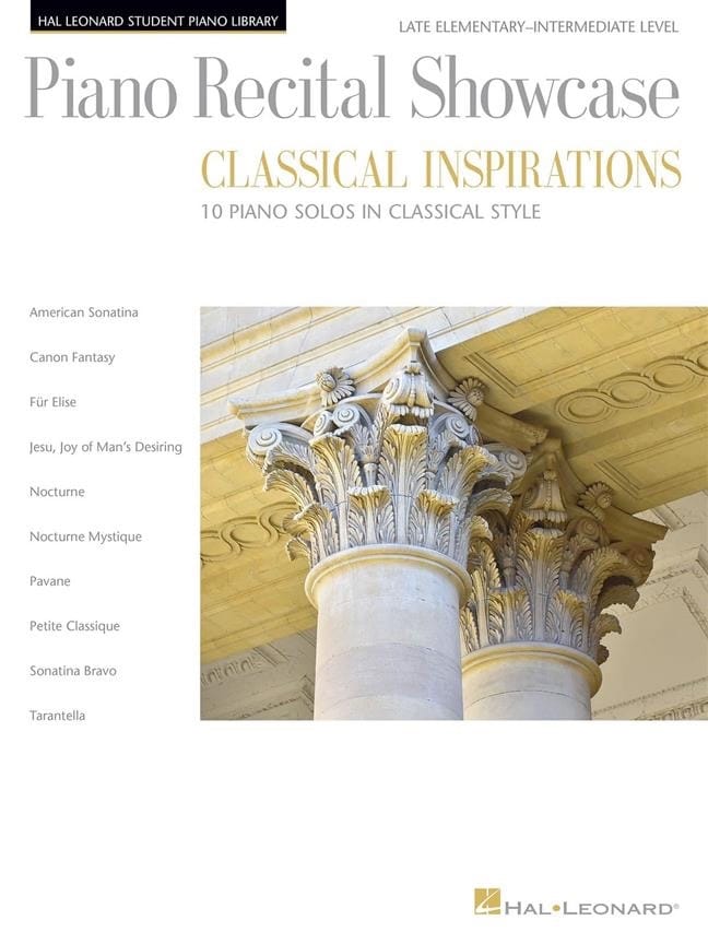 Piano Recital Showcase - Classical Inspirations Partition Piano
