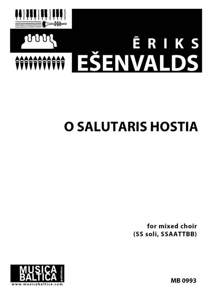 O Salutaris Hostia Esenvalds Eriks Partition