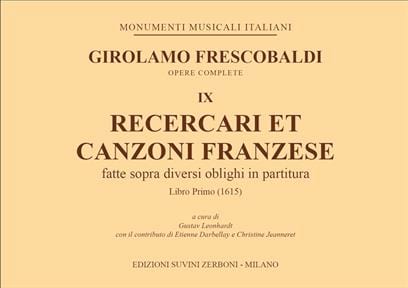 Recercari et Canzoni Franzese FRESCOBALDI Partition Orgue