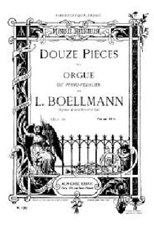 12 Pièces Opus 16 - Léon Boëllmann - Partition - Orgue