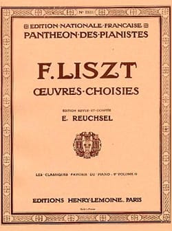 Classiques Favoris Volume 9D LISZT Partition Piano