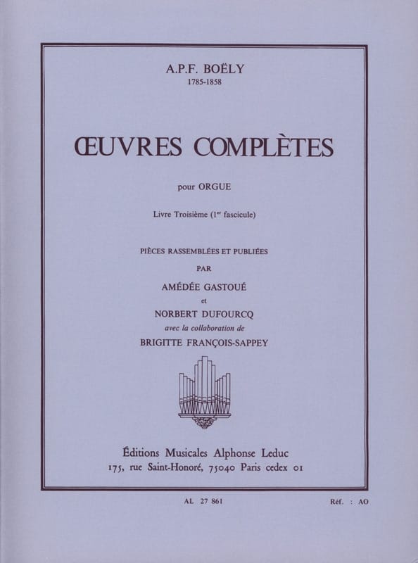 Oeuvres Complètes. Livre 3 Volume 1