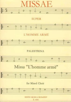 Messe de L'homme Armé PALESTRINA Partition Chœur