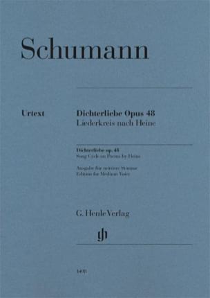 Dichterliebe Opus 48 - Voix Moyenne SCHUMANN Partition Mélodies