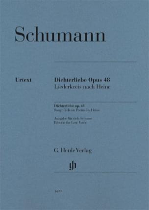 Dichterliebe Opus 48 - Voix grave SCHUMANN Partition Mélodies