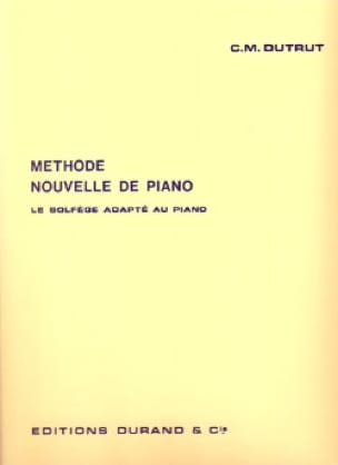 Nouvelle Méthode de Piano Dutrut Partition Piano