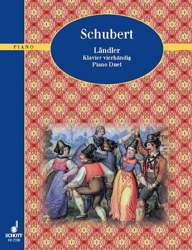 Ländler 4 Mains - SCHUBERT - Partition - Piano