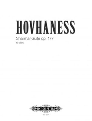 Shalimar Suite Op. 177 Alan Hovhaness Partition Piano