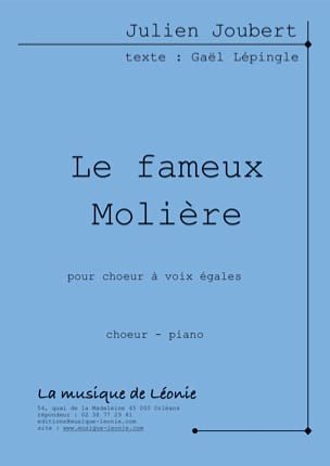 Le Fameux Molière Julien Joubert Partition Chœur